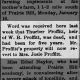 News-PROFFITT Thurber (Death)