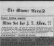 Obituary-ALLEN Joseph T