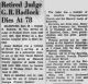 Obituary-HADLOCK George R Obituary-HADLOCK George R