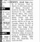 Obituary-PEWITT Arvel (Stinson)