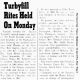 Obituary-TURBYFILL E Hullum